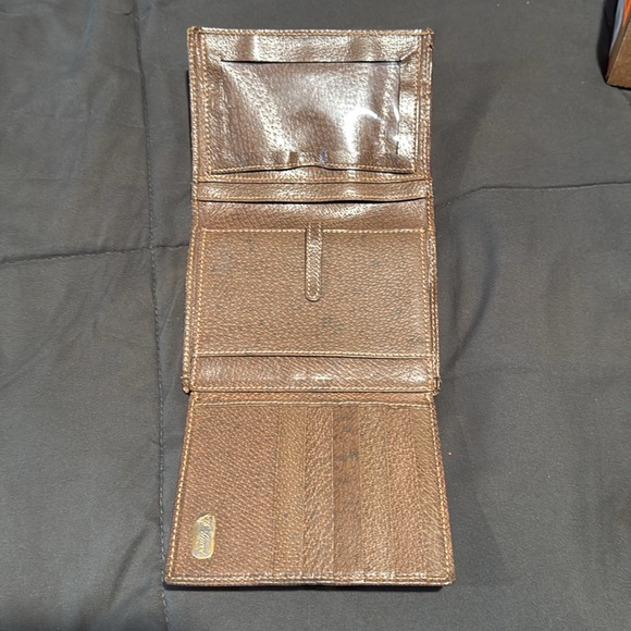 Authentic Vintage Gucci Brown Wallet Micro GG Clasp Very Rare! - Picture 4 of 17